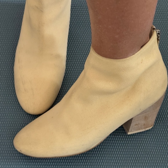 Marsell cream/white ecru leather boots - Picture 5 of 7